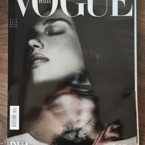 Περιοδικό Vogue Italia τεύχος Σεπτεμβρίου 2026 αρ. 912 με εξώφυλλο Dua Lipa