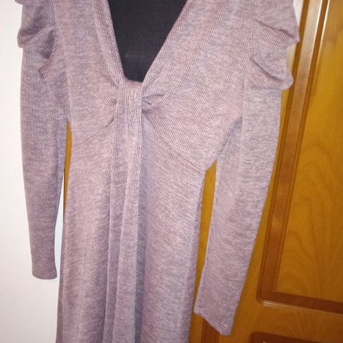 Angel Eye London dress with puff sleeves, like new, size S, pink