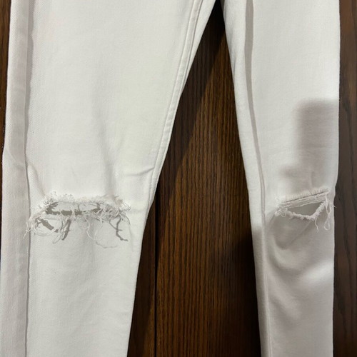 White denim pants new, size XS
