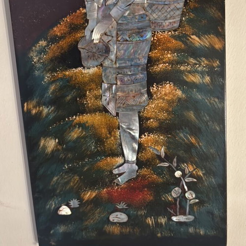 Traditional Vietnamese Wall Art like new