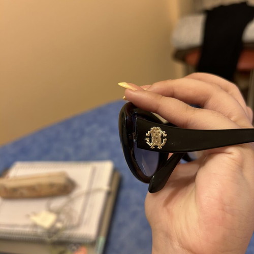 Roberto Cavalli Aishat SRC826 01B 54 21 sunglasses used, black frame
