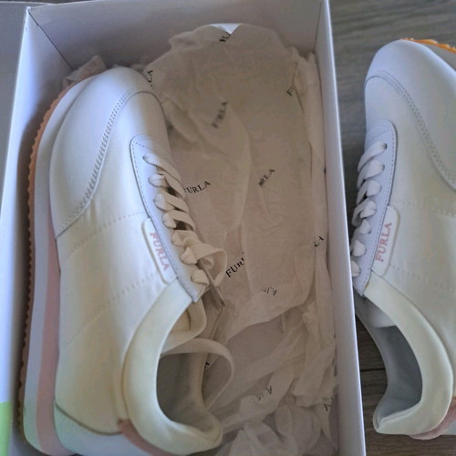 Furla women's sports shoes new, white, size 38