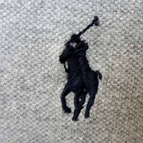 Ralph Lauren Polo Shirt Mens Short Sleeve Custom Fit Golf XL like new, gray
