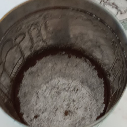 Metal box used from Germany 1997, diameter 10cm