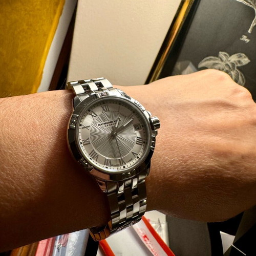 Raymond Weil Tango silver stainless steel watch like new