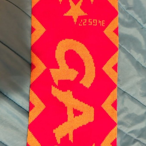 Galatasaray SK knitted scarf like new, authentic 2015-16