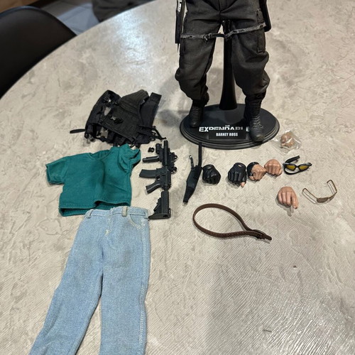 The Expendables Barney Ross figure used, 1/6 scale collectible
