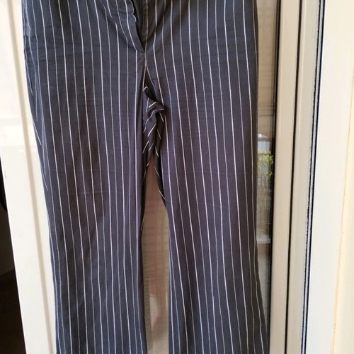 DinoModa striped cotton suit used, blue, size 42