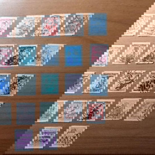 Συλλογή γραμματοσήμων από την Αυστρία μεταχειρισμένη, 26 τεμάχια