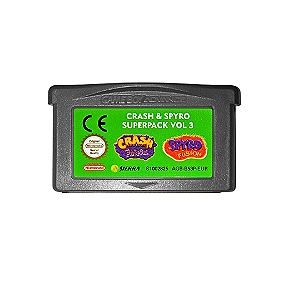 Crash & Spyro Suprepack Vol 3 Nintendo GameBoy Advance Game (GAME ONLY) (USED)