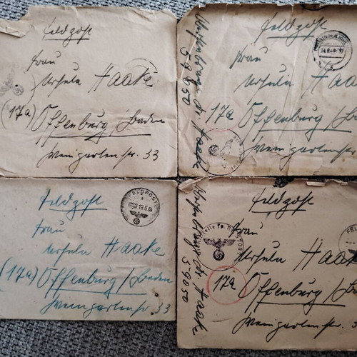 Feldpost archive of Germany Reich from Normandy battle, new