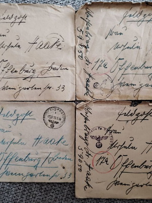 Feldpost archive of Germany Reich from Normandy battle, new