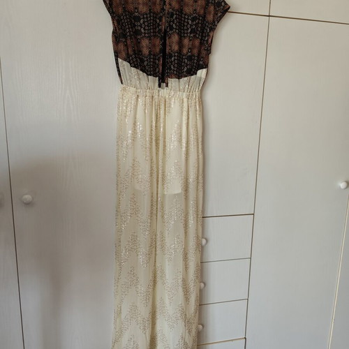 Nadia Rapti dress like new, white and gold, size S