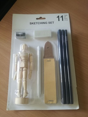 Sketching set new, 11 pieces