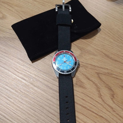 Ivan Roskof automatic wristwatch used with new strap