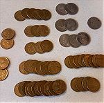  Συλλεκτικά κέρματα ( 50 δραχμές )  -  75 τμχ.