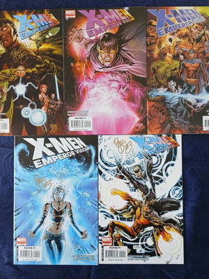 X-men: Emperor Vulcan issues 1-5 used, limited series with signature
