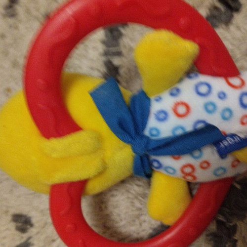 Baby teether used for hand strengthening