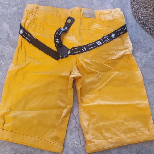 Yellow children's bermuda shorts new
