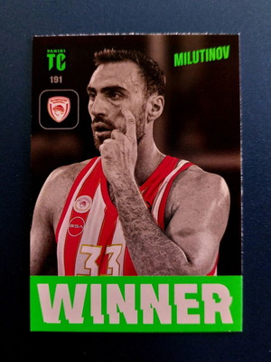 Panini Euroleague Top Class 2025 #191 Milutinov (WINNER)