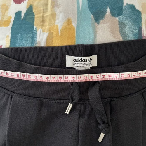 Adidas gym pants, black, size S