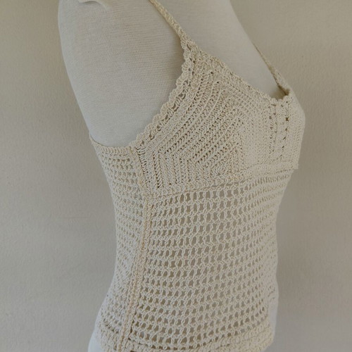 Knitted top, beige, size S