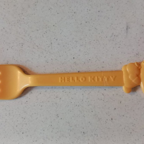 Hello Kitty vintage fork used