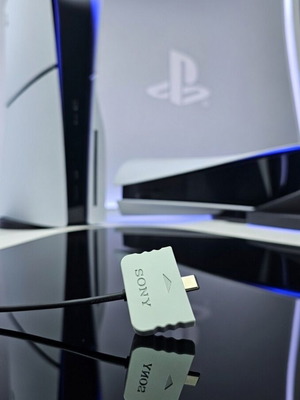 Κάλυμμα καλωδίου Retro για PS5 σε στυλ PlayStation 1 καινούργιο