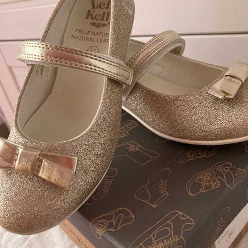 Lelli Kelly gold ballerina shoes size 31 for girls