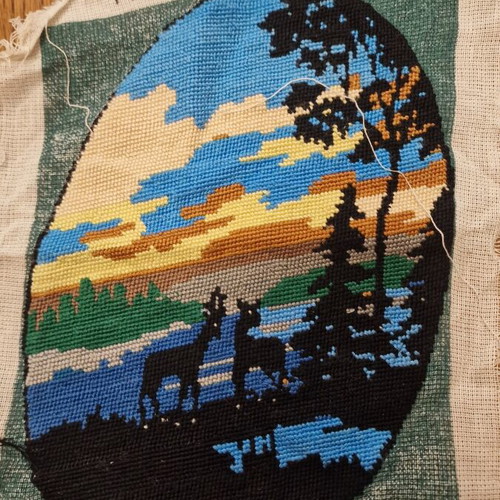 Embroidery panel like new
