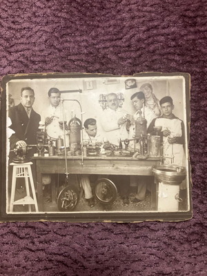 Old dental technician workshop photo 1931 used