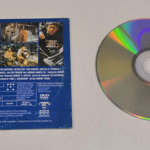 Papillon DVD like new, adventure drama with subtitles