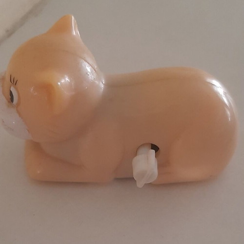 Vintage 80s HTL wind-up cat toy