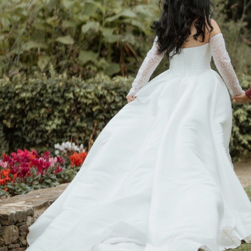 Primalicia wedding dress like new, two pieces, white