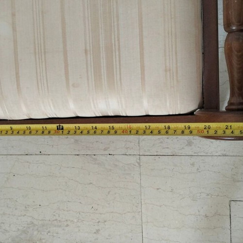Retro Wooden Bench Stool like new with Arms