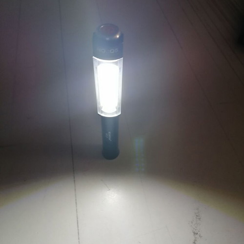 Flashlight with two colors and magnet new