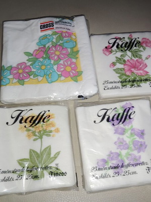 Napkins new 16 pcs 80s decade for collection