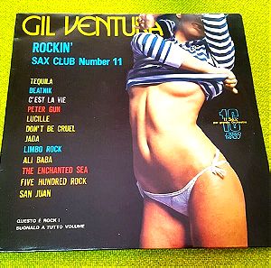 Gil Ventura – Rockin' - Sax Club Number 11 LP Italy 1975'