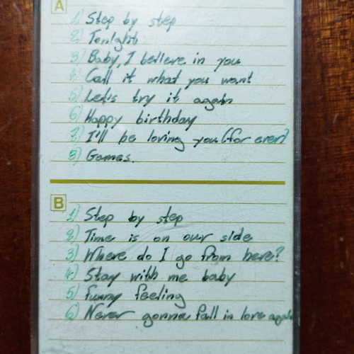 Cassette tapes used, pack of 20, rock hits 1980-1990