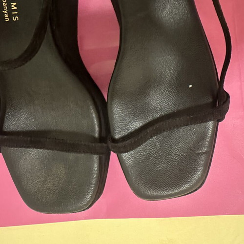 Komis & Komis by Stepanyan leather platform sandals used, size 37, black