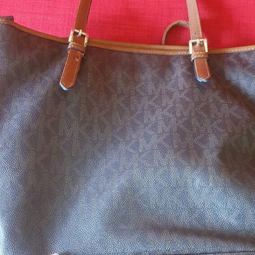 Michael Kors big shoulder bag used, beige brown