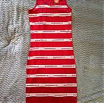  Superdry midi φόρεμα με παρτούς ώμους , size :M