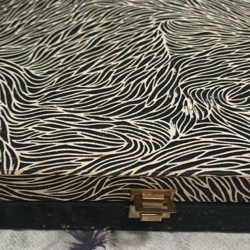 Suitcase with 52-piece silver-plated cutlery set new