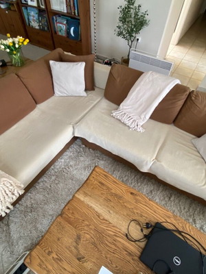 Neoset corner sofa used 290x220cm with removable covers