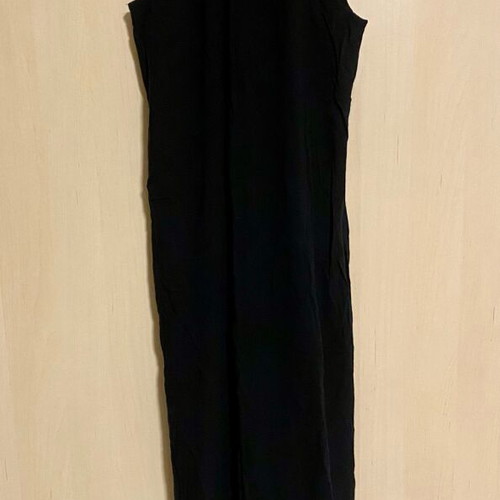 Zara black maxi cotton dress like new, ancient Greek style