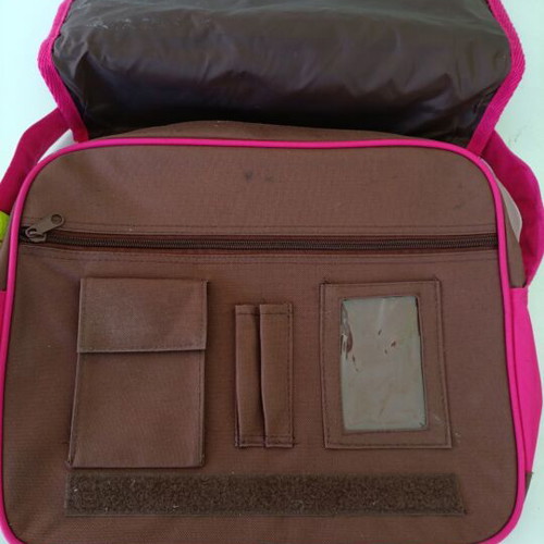Miss Piggy Messenger Bag used, large school shoulder bag