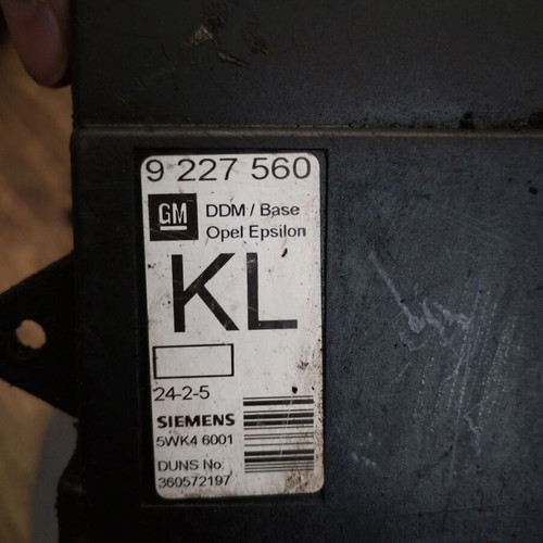 Door module 9227560 for Opel Vectra C used