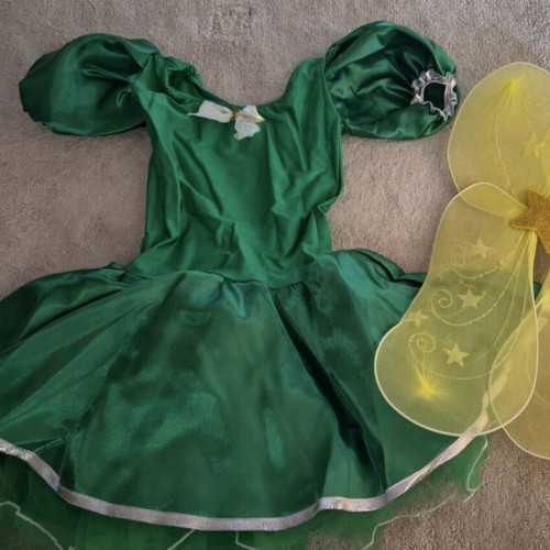Tinkerbell carnival costume for child up to 4 years like new