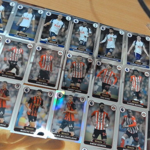 Topps Merlin Premier League Heritage Football Cards pack of 15 near mint