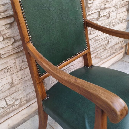 Office chair solid walnut wood, excellent condition